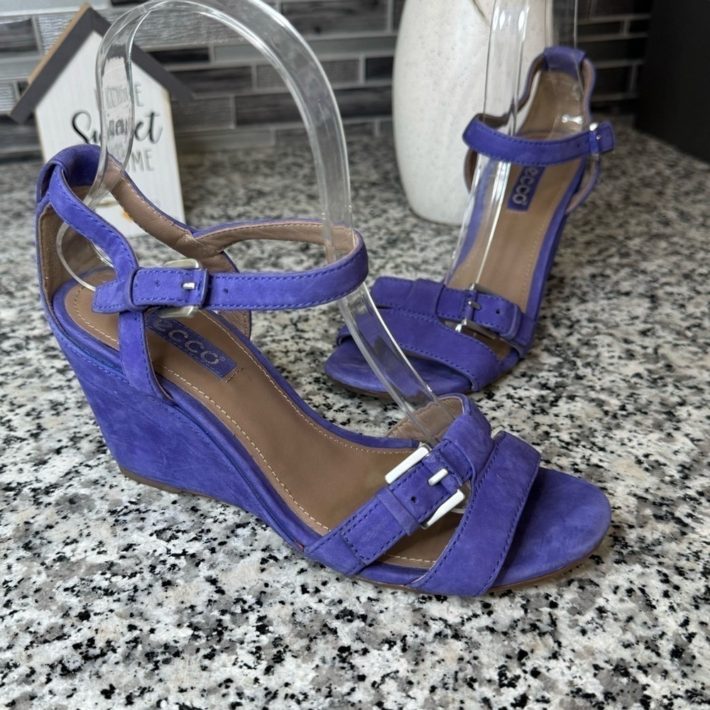 Ecco | Purple Wedge Heel Size 36